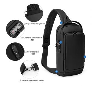 Рюкзак на одне плече Seven, ТМ Discover - Зображення 5